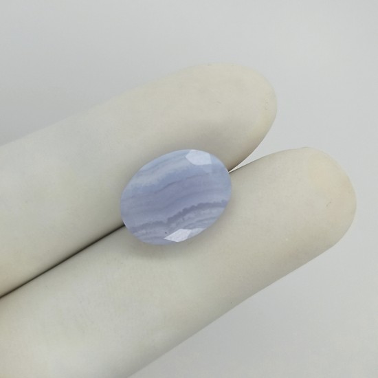 Blue Lace Agate 8.41 Ct Good Quality Blue Lace Agate 8.41 Ct Good Quality